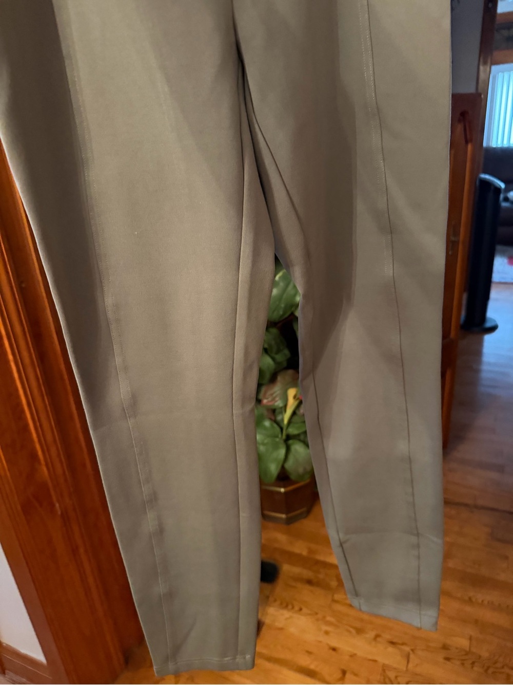 NWT Rachel Zoe Taupe Tummy Control Slimming Pants Size 8 - Picture 9 of 17